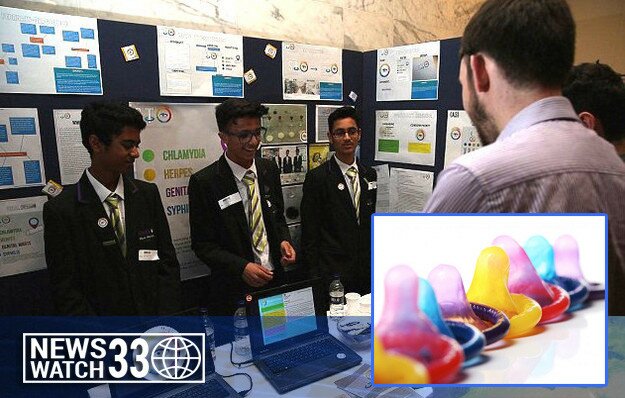 Three Teens Invents Condom That Changes Color Based On Type Of STD Watermarked