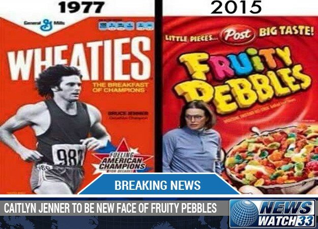 CAITLYN JENNER TO BE NEW FACE OF FRUITY PEBBLES