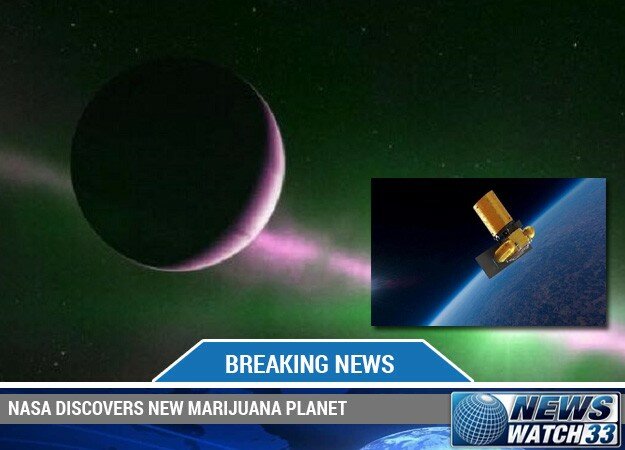 NASA DISCOVERS NEW MARIJUANA PLANET
